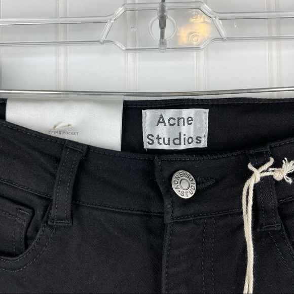 Acne Studios New Skin 5 Used Black Jeans Size 28 / 32 - Picture 5 of 12